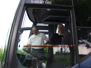 Für eine gute Fahrt sorgten Busfahrt Herr Kött und Wallfahrtsleiterin Sr. M. Isabell